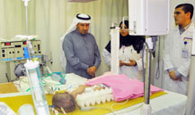 Dr. Al-Rabeeah Visits the Conjoined Twins (Abdullah and Salman) to Check on their Health
