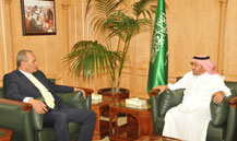 وزير الصحة يستقبل سفير جمهورية مصر العربية لدى المملكة