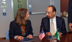 Minister of Health Meets with his American Counterpart to Discuss Prospects of Cooperation and Upgrading Health Field