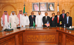 Al-Falih Meets the Malaysian Minister of International Trade and Industry and His Accompanying Delegation