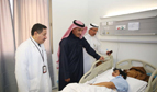 Al-Duweila' Meets Inpatients at the Eastern Hospitals