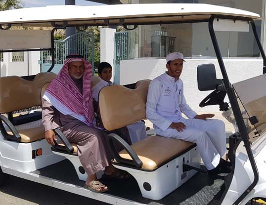 عربات لخدمة مرضى بلجرشي