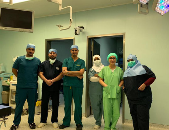 مستشفى الملك فهد التخصصي بتبوك ينقذ حياة مواطن في العقد الثالث من العمر