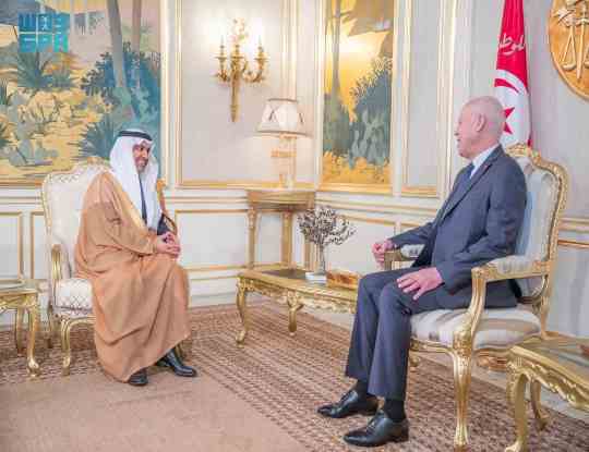 Tunisian President Receives Saudi Health Minister