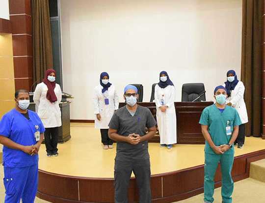 تدريب 358 من فئة التمريض على مهارات التعامل مع حالات العناية المركزة في مستشفى حراء