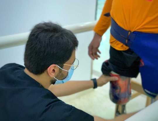 Prince Mutaib Hospital's Prosthetic Section in Sakaka Benefits over 1,700 People 