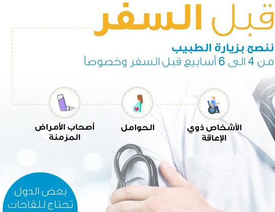 (الصحة) تطلق حملة توعوية للمسافرين