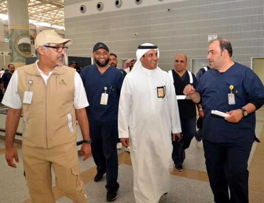 (الصحة) تطلق نظام المراقبة الإلكتروني الصحي الشامل للاطمئنان على الحجاج 
