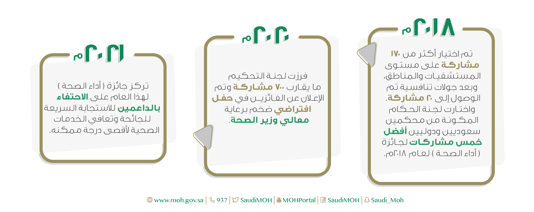 الرسالة والرؤية والهدف لوزارة الصحة