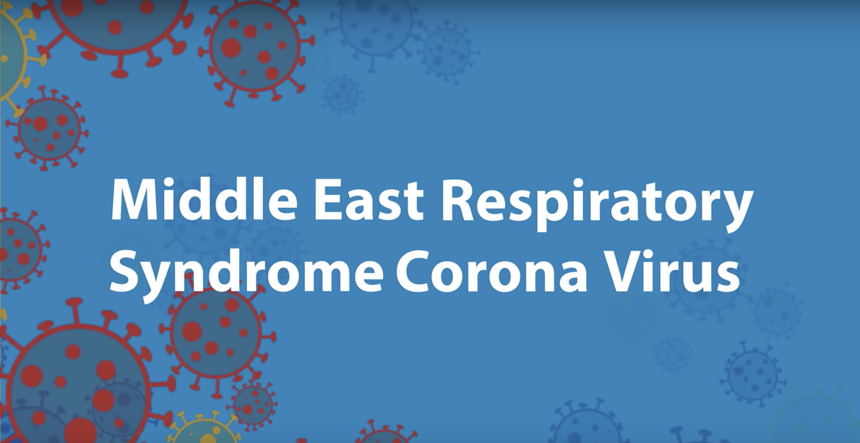 MERS CoV General Public Infographic Video AR